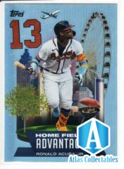 2022 Topps Series 1 HA-2 Ronald Acuna Jr Home Field Advantage